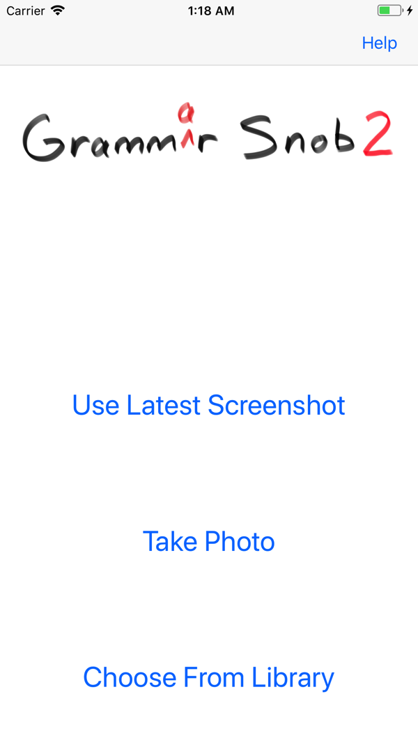 Grammar Snob 2 on iPhone